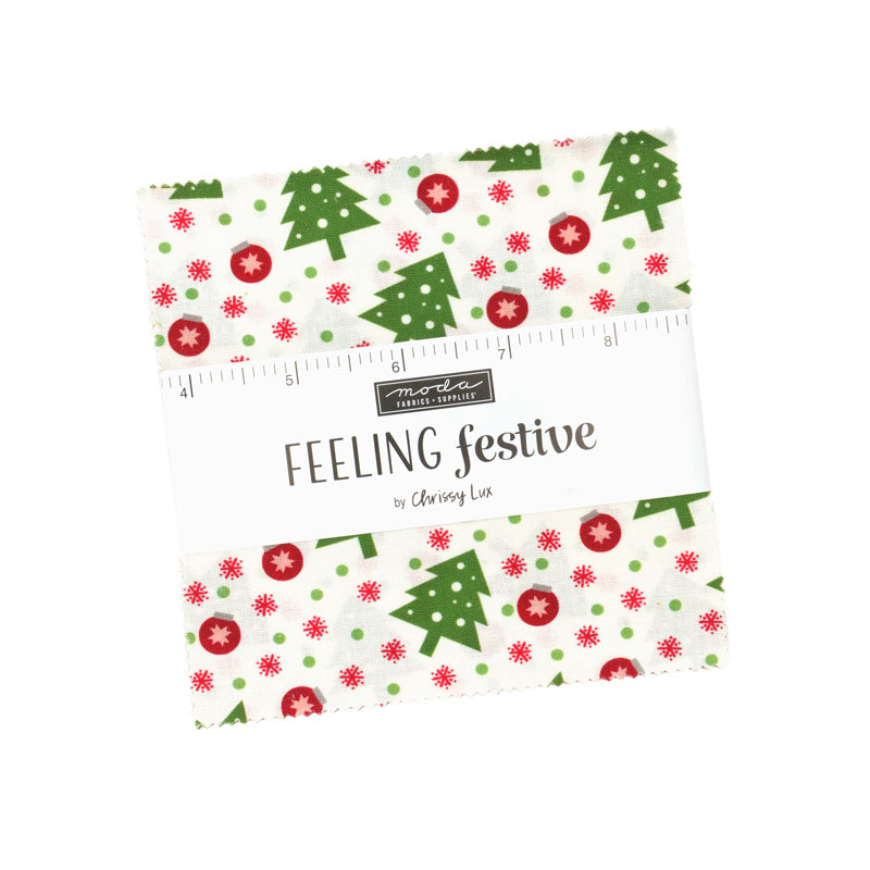 Feeling Festive Charm Packs By Moda - Packs Of 12