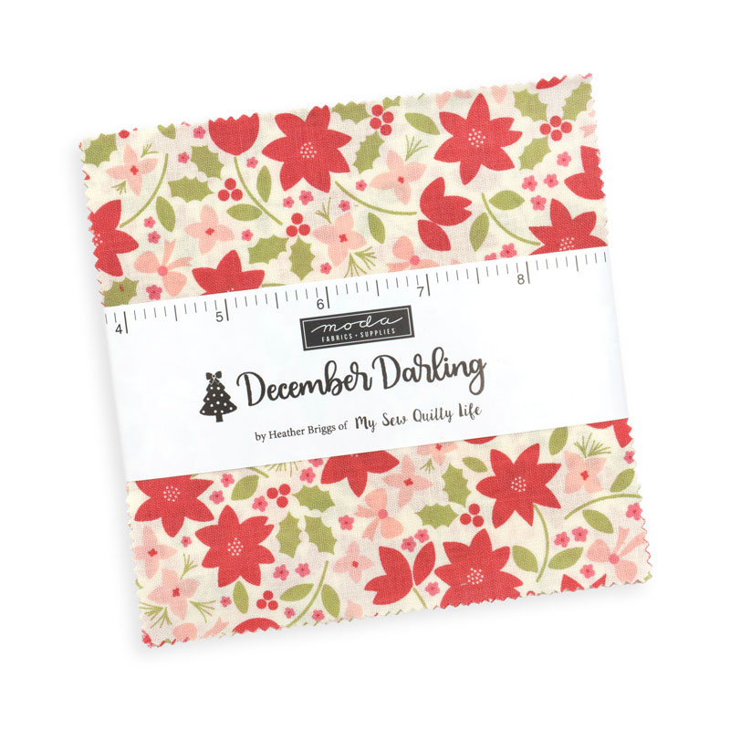 December Darling Charm Packs By Moda - Packs Of 12