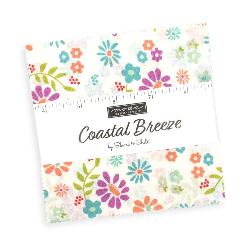 Coastal Breeze Charm Packs By Moda - Packs Of 12