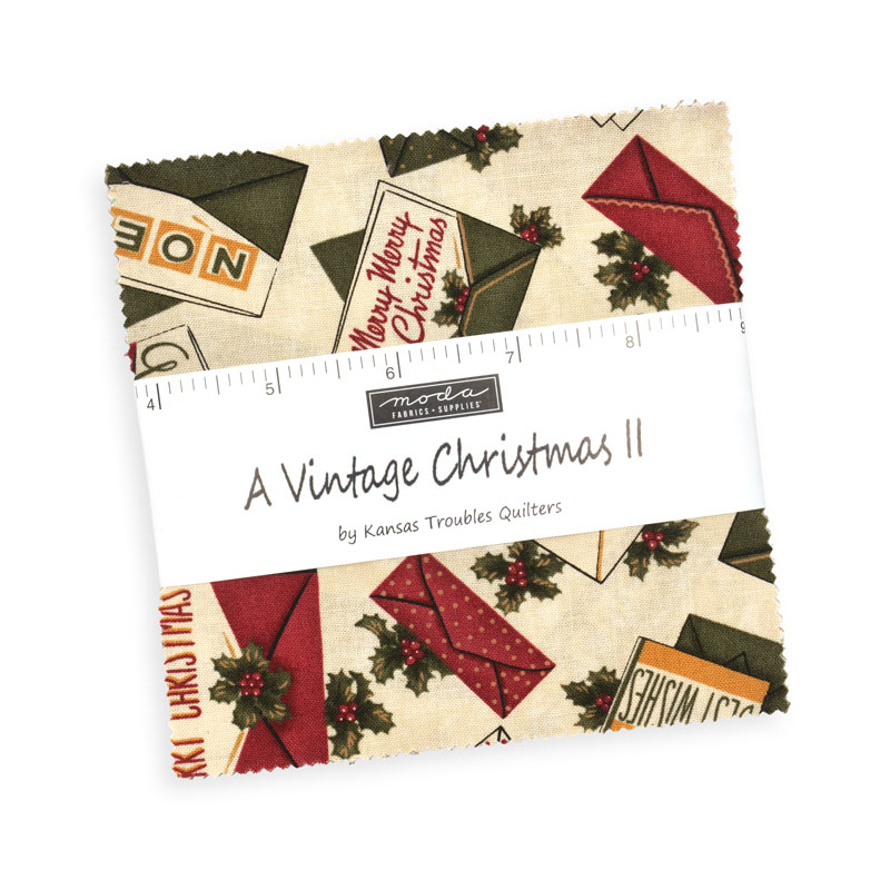 A Vintage Christmas Ii Charm Packs By Moda - Packs Of 12