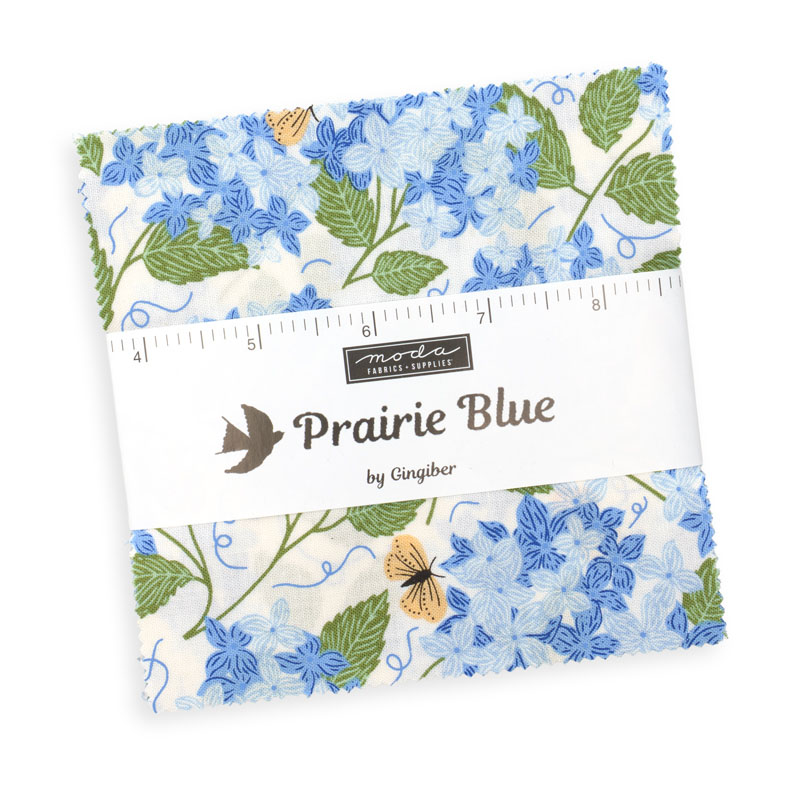 Prairie Blue Charm Packs By Moda - Packs Of 12