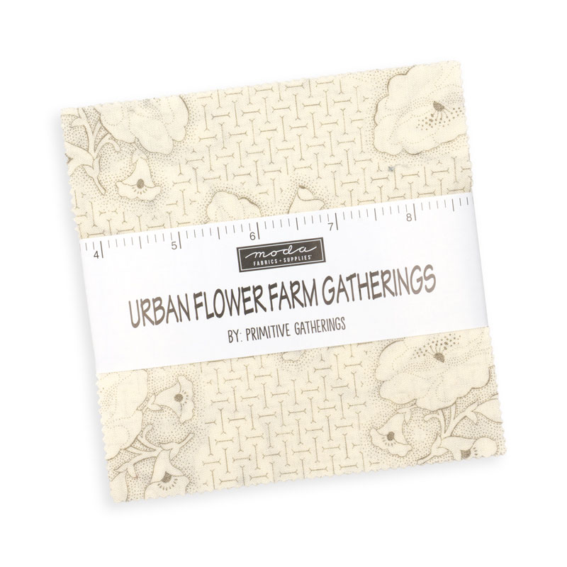 Urban Flower Farm Gatherings Charm Packs By Moda - Packs Of 12