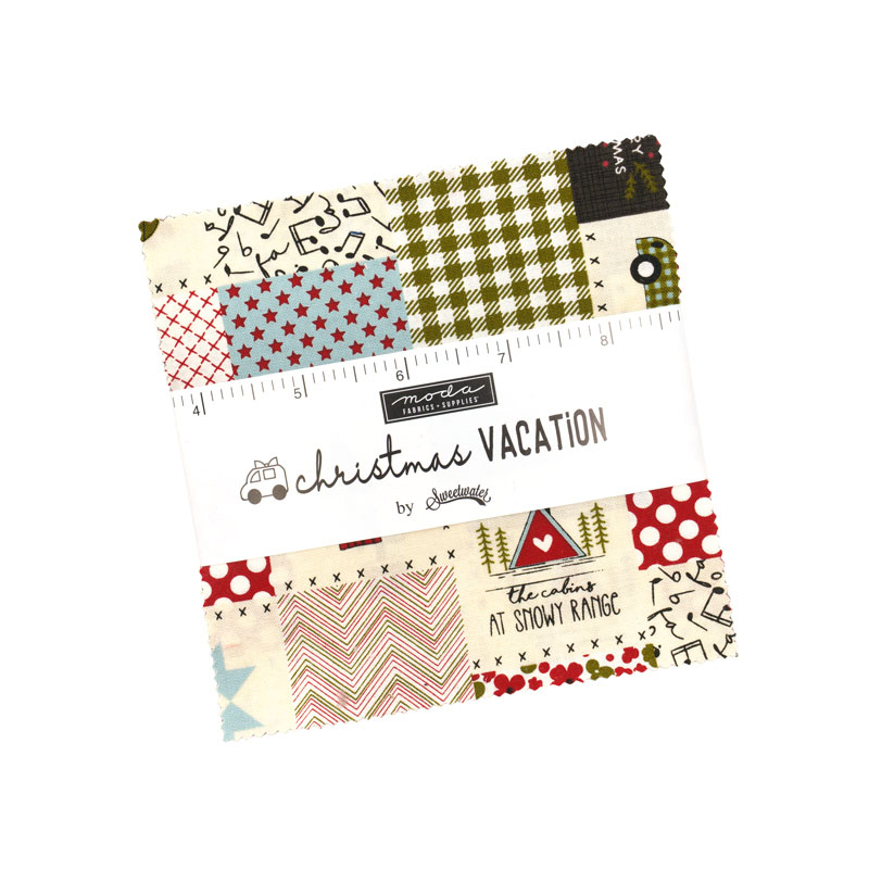 Christmas Vacation Charm Packs By Moda - Packs Of 12