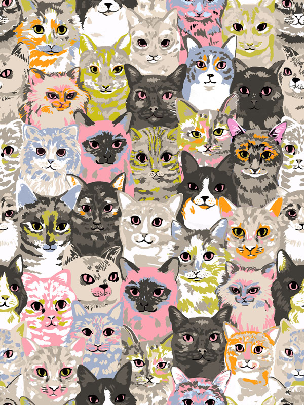 Oops All Cats By Sarah Watts Of Ruby Star Society For Moda - Sandbox