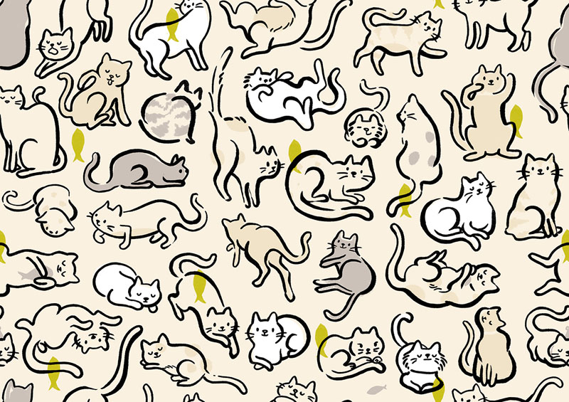 Oops All Cats By Sarah Watts Of Ruby Star Society For Moda - Pistachio
