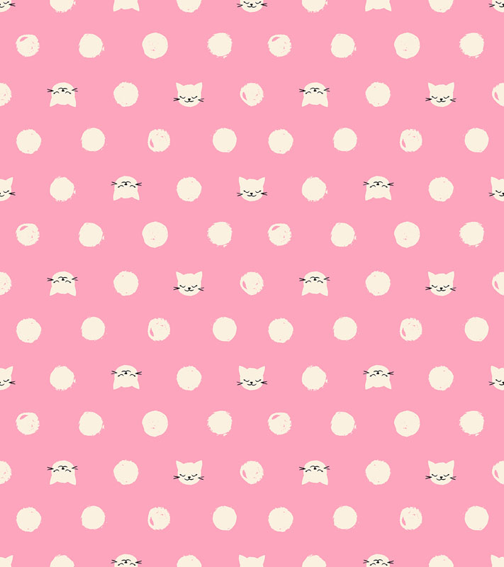 Oops All Cats By Sarah Watts Of Ruby Star Society For Moda - Azalea