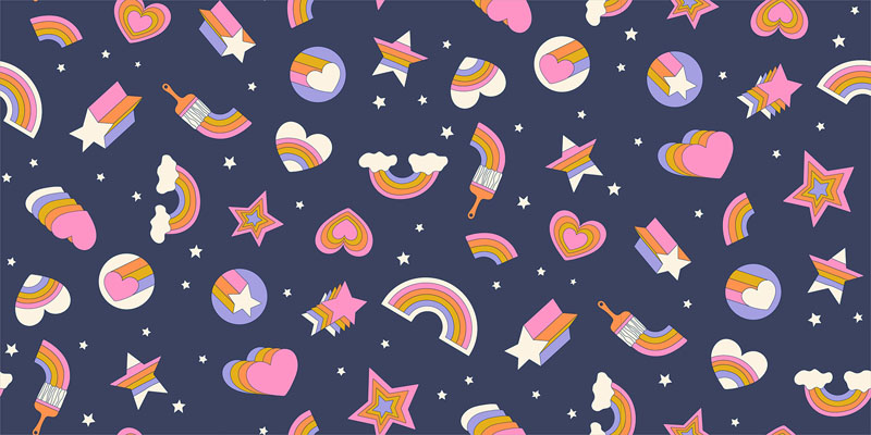 Sticker Book By Kim Kight Of Ruby Star Society For Moda - Bluebell