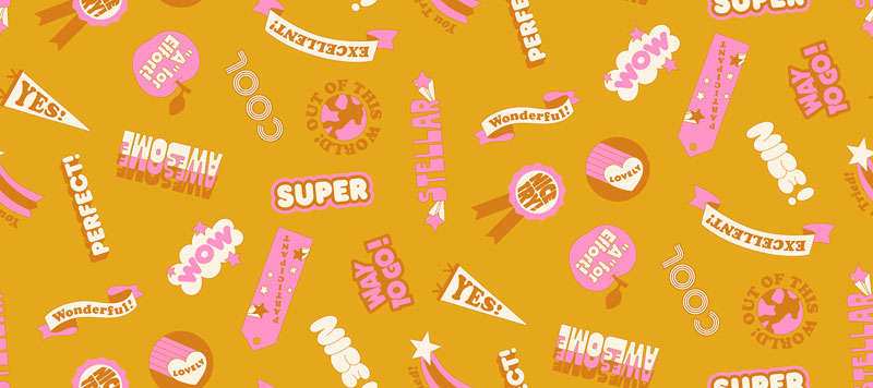 Sticker Book By Kim Kight Of Ruby Star Society For Moda - Goldenrod