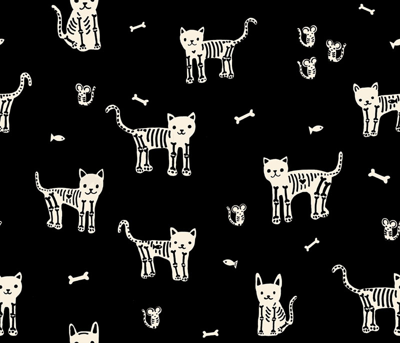 Boo Valley By Alexia Abegg Of Ruby Star Society For Moda - Black