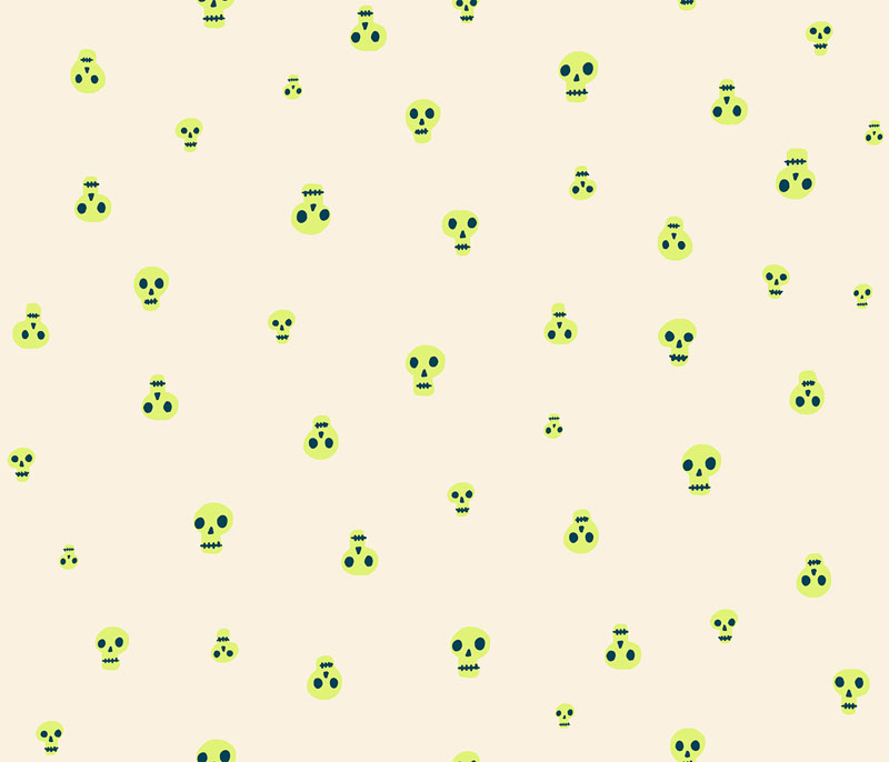 Boo Valley By Alexia Abegg Of Ruby Star Society For Moda - Neon Yellow