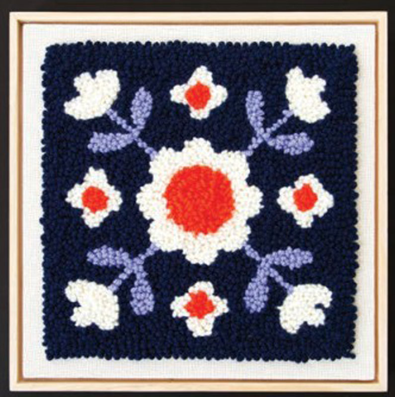 Punch Needle 12 Inch Square Kit By Kimberly Kight - Florametry